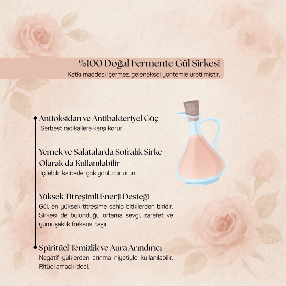 Gül Sirkesi 250ml