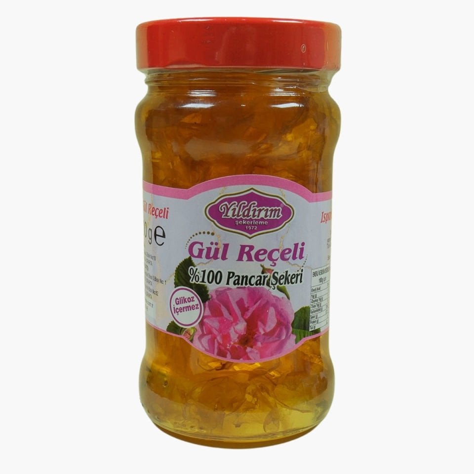 Gül Reçeli %100 Pancar Şekerli 400gr