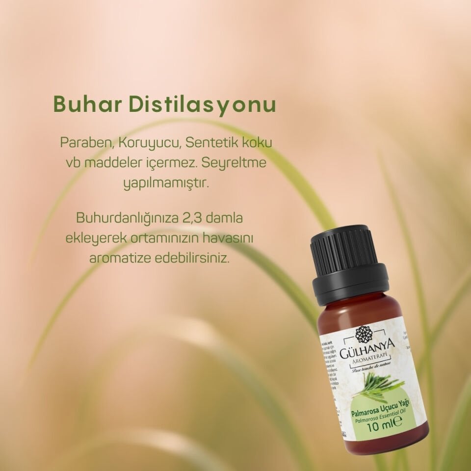 Palmarosa Uçucu Yağı 10ml