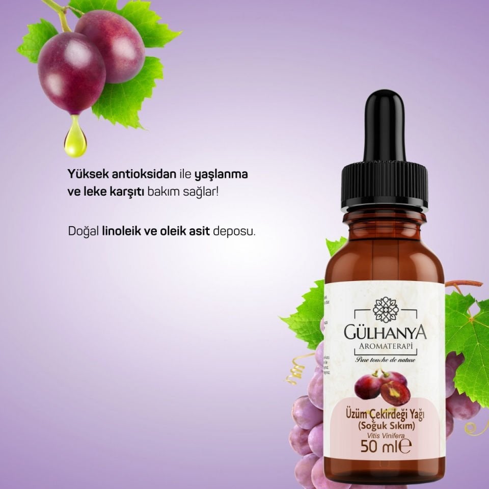 Üzüm Çekirdeği Yağı 50ml