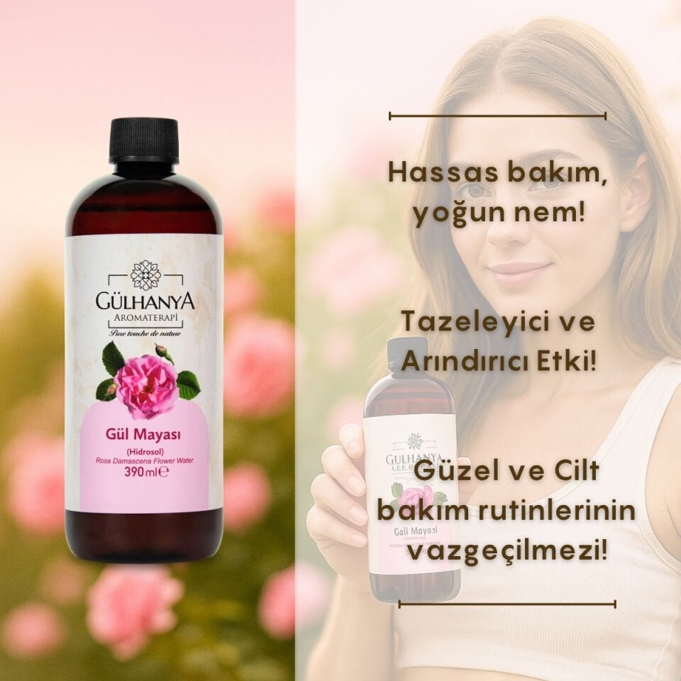 Gül Mayası 390ml (Yoğun Gül Yağlı Gül Suyu Sıkılaştırıcı, Aydınlatıcı ve Arındırıcı Tonik)