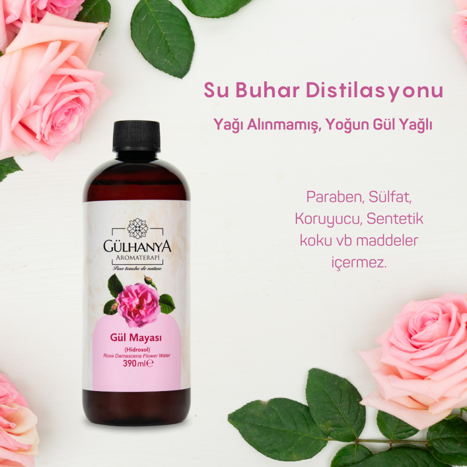 Gül Mayası 390ml (Yoğun Gül Yağlı Gül Suyu Sıkılaştırıcı, Aydınlatıcı ve Arındırıcı Tonik)