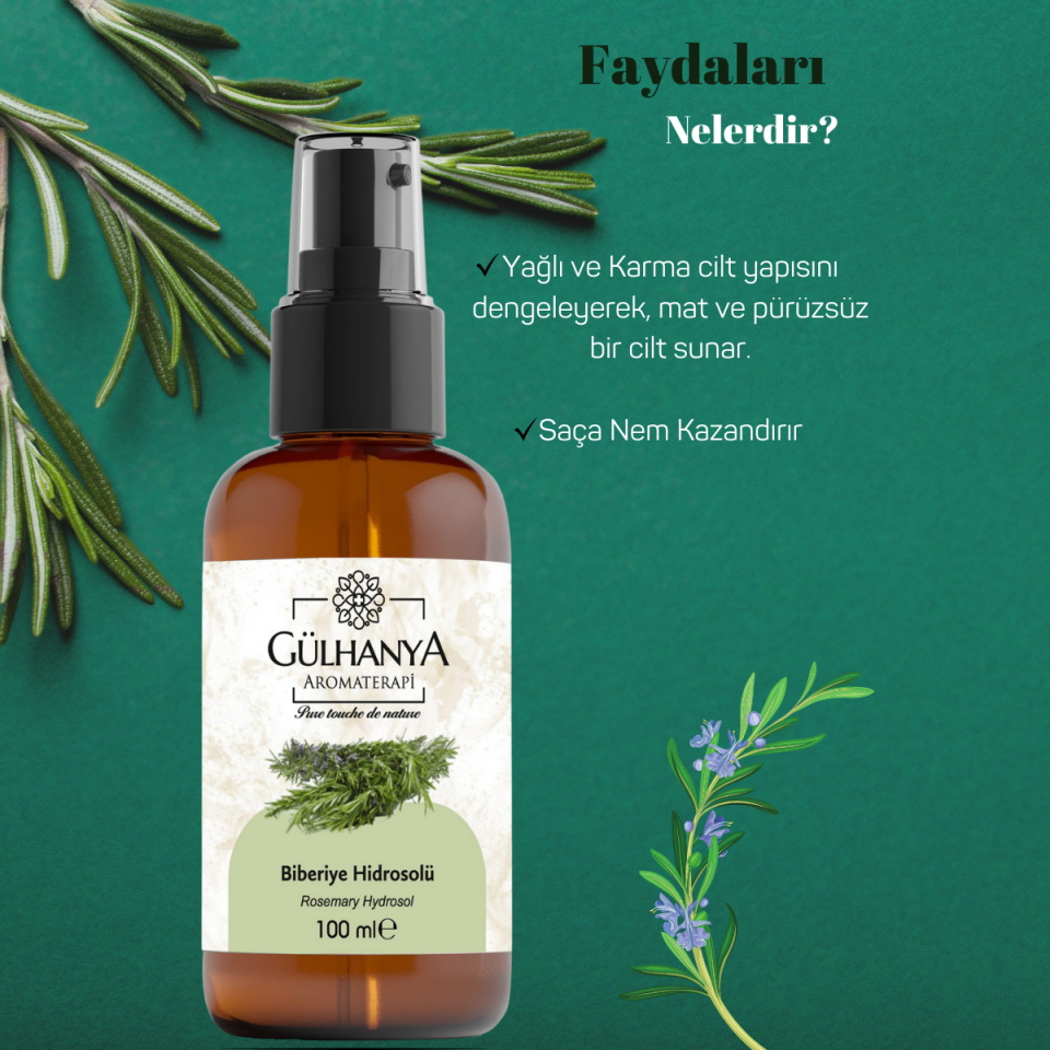 Biberiye Hidrosolü 100ml