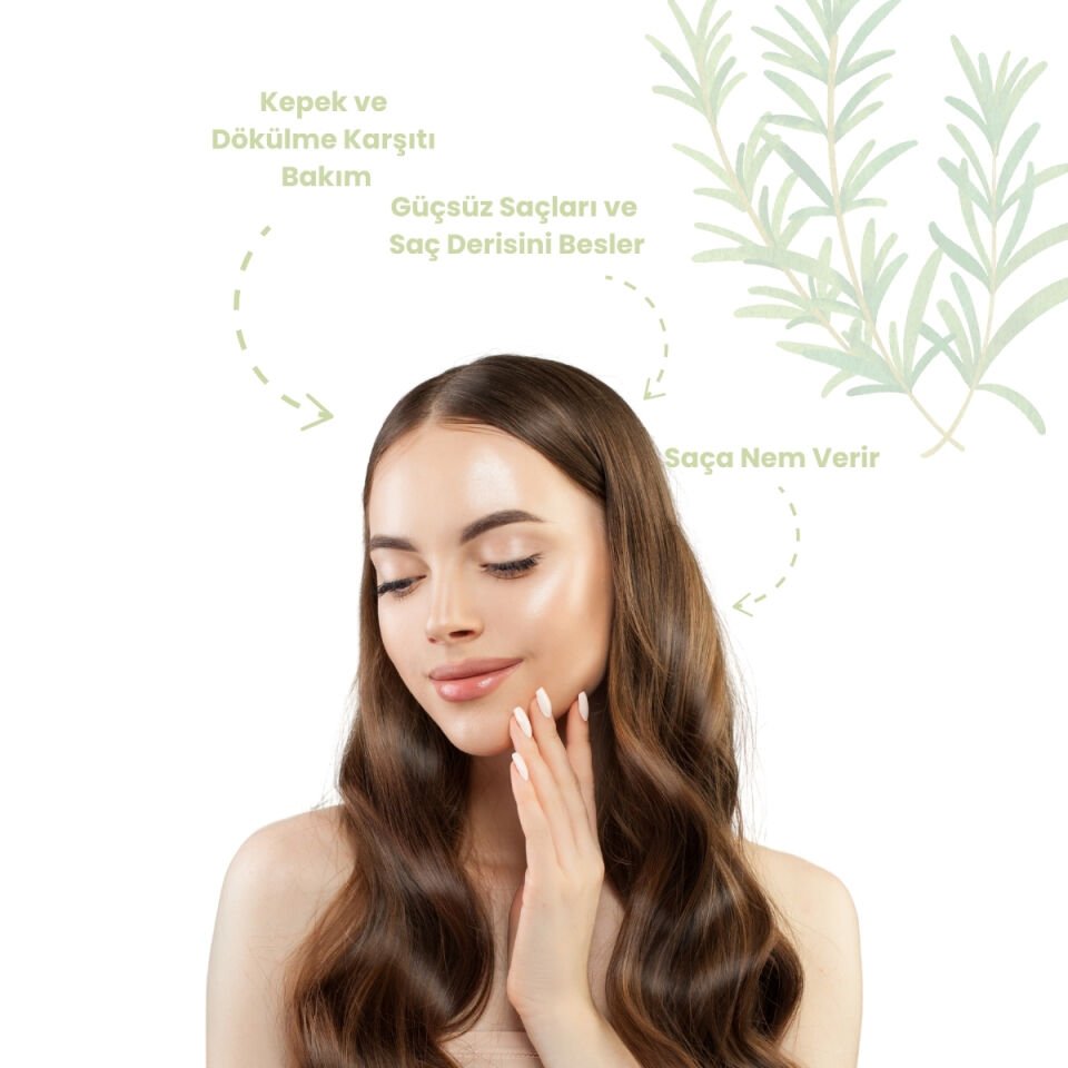 Biberiye Hidrosolü 100ml (Biberiye Suyu Güçlendirici Saç Toniği)