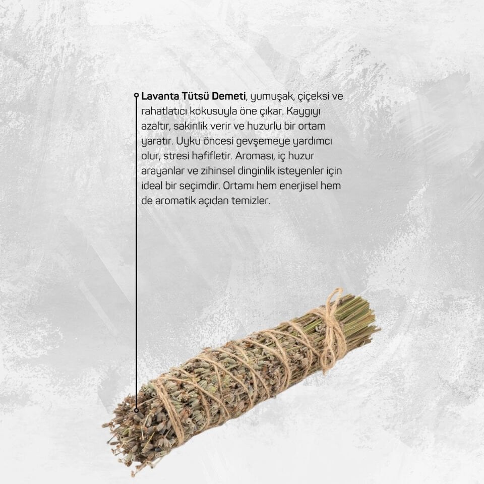 Lavanta Tütsü Demeti