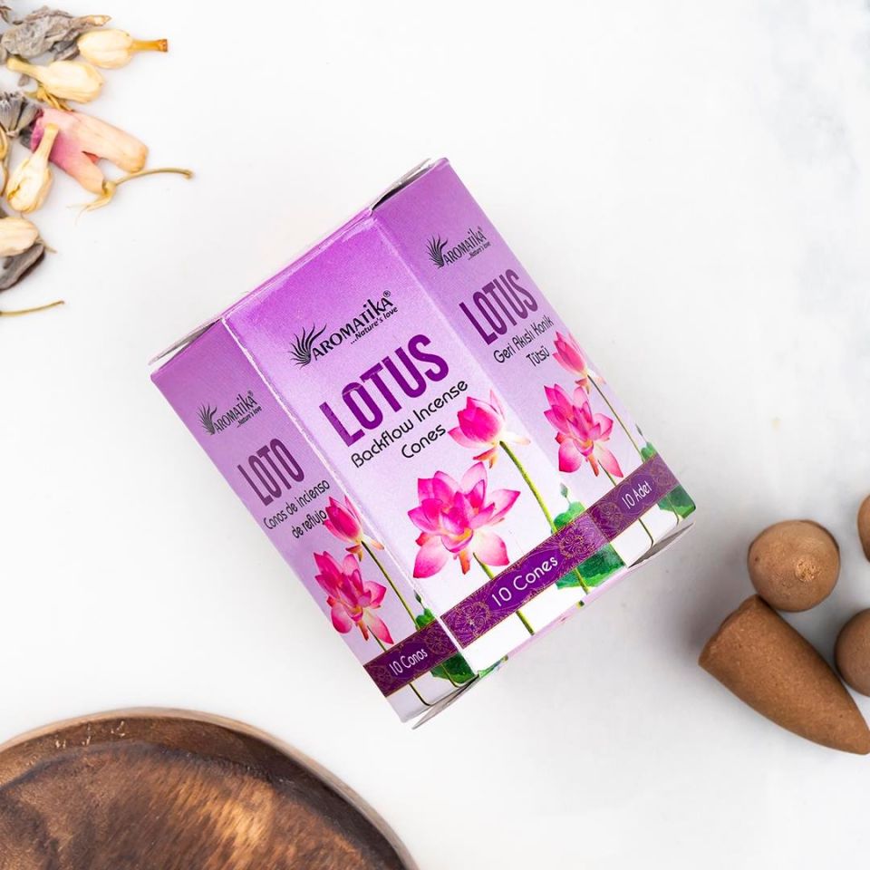 Lotus Backflow Geri Akış Konik Tütsü