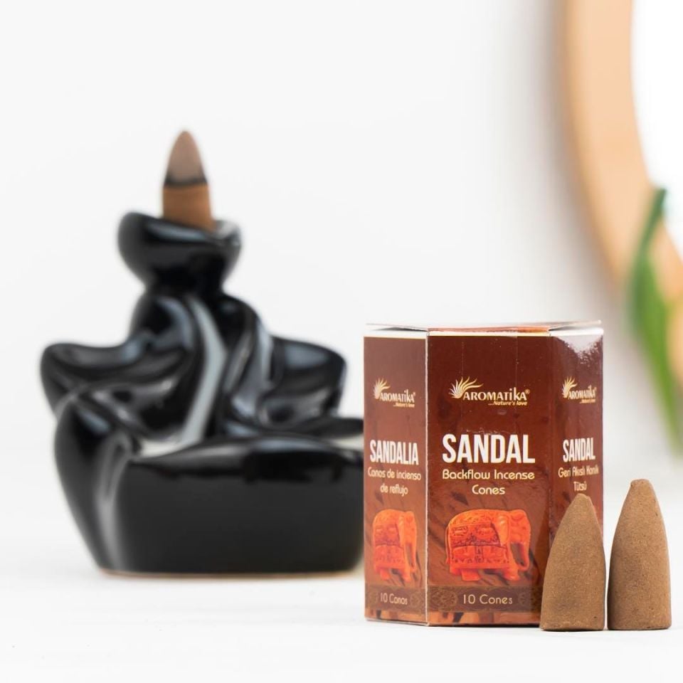Sandal Backflow Geri Akış Konik Tütsü