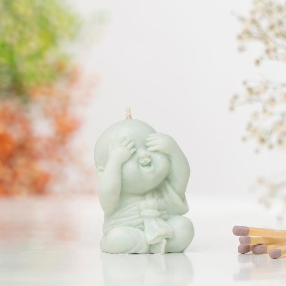 Görmedim Buddha Temalı Soya Wax Mum