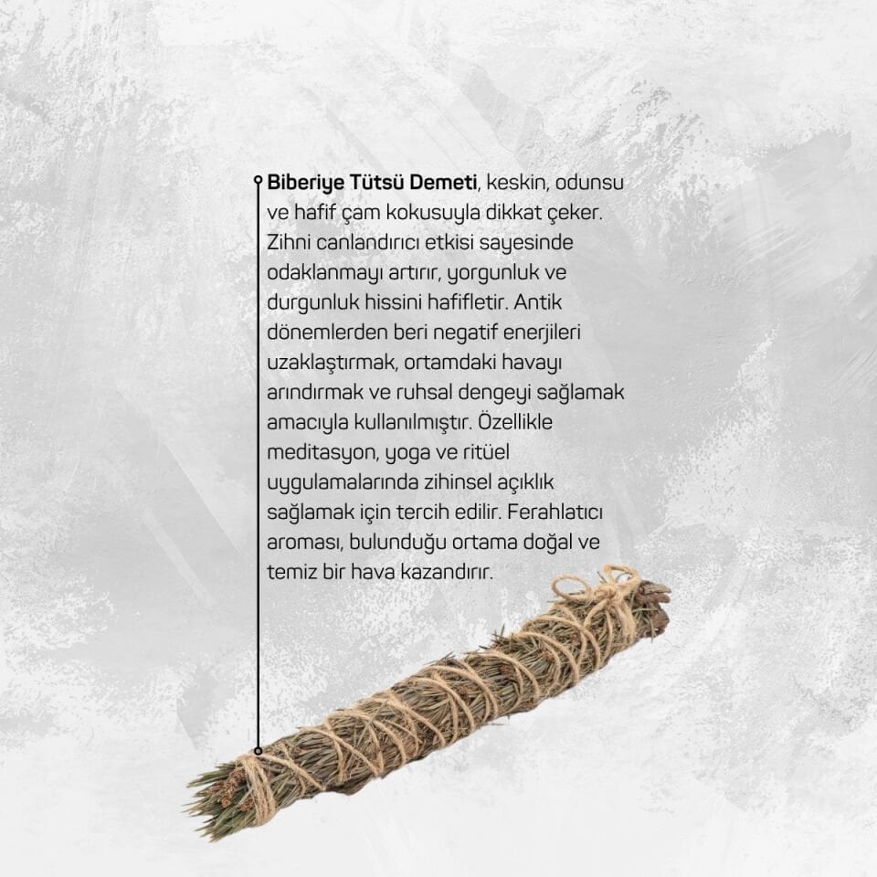 Biberiye Tütsü Demeti