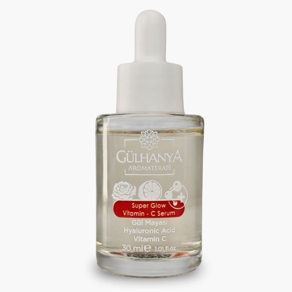 Super Glow VIT-C Serum (Aydınlatıcı ve Leke Karşıtı) Gül Mayası + Vitamin C